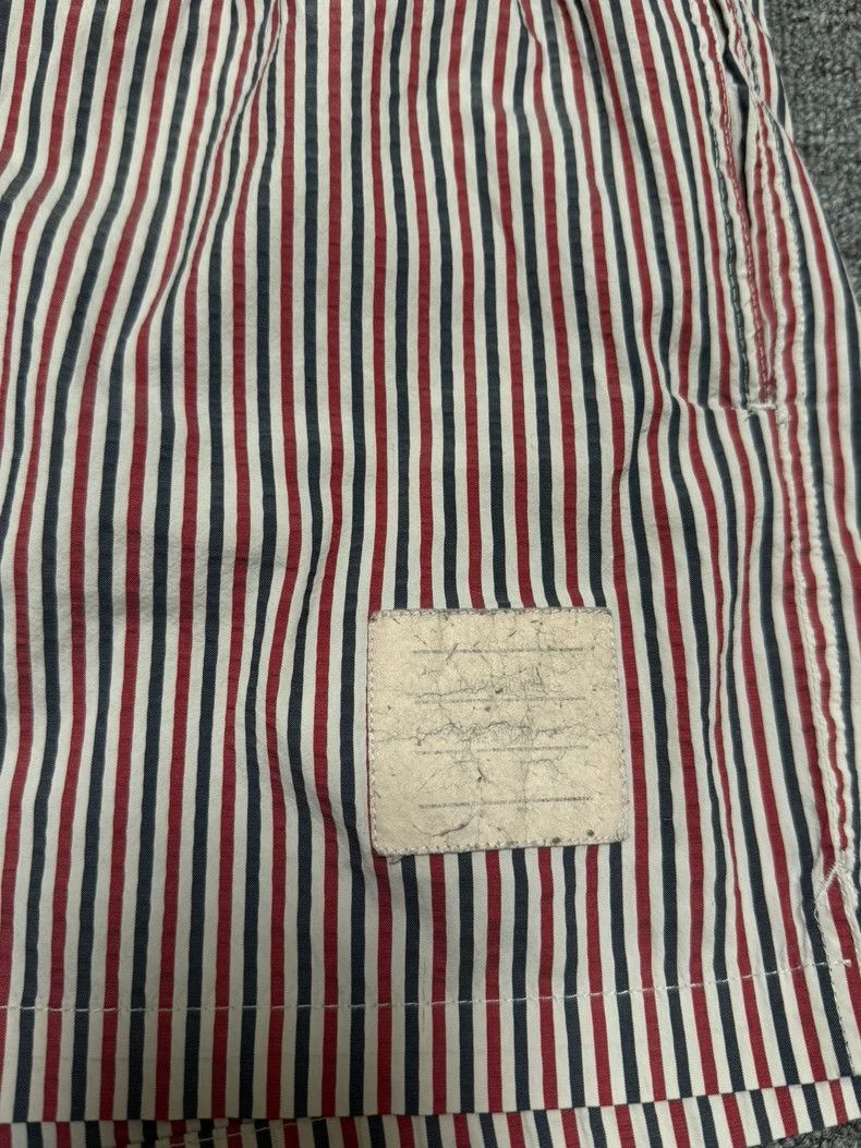 Thom Browne THOM BROWNE Stripe Seersucker Swim Shorts - dmc Size US 30 / EU 46 - 3 Thumbnail