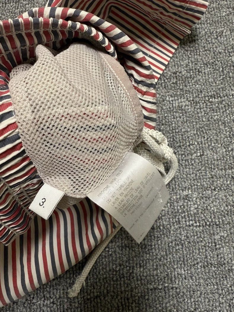 Thom Browne THOM BROWNE Stripe Seersucker Swim Shorts - dmc Size US 30 / EU 46 - 5 Thumbnail