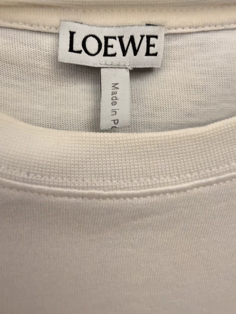 Loewe LOEWE White Short-Sleeve Logo T-Shirt - dmc Size US S / EU 44-46 / 1 - 3 Thumbnail