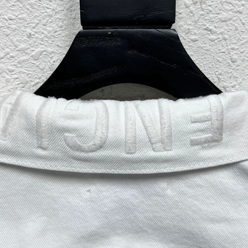 Balenciaga Balenciaga Embroidered Collar Denim Jacket - dmc Size US M / EU 48-50 / 2 - 4 Thumbnail