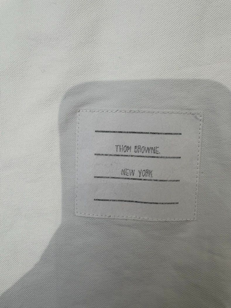 Thom Browne THOM BROWNE 4-Stripe Long Sleeve Shirt - dmc Size US XS / EU 42 / 0 - 5 Thumbnail