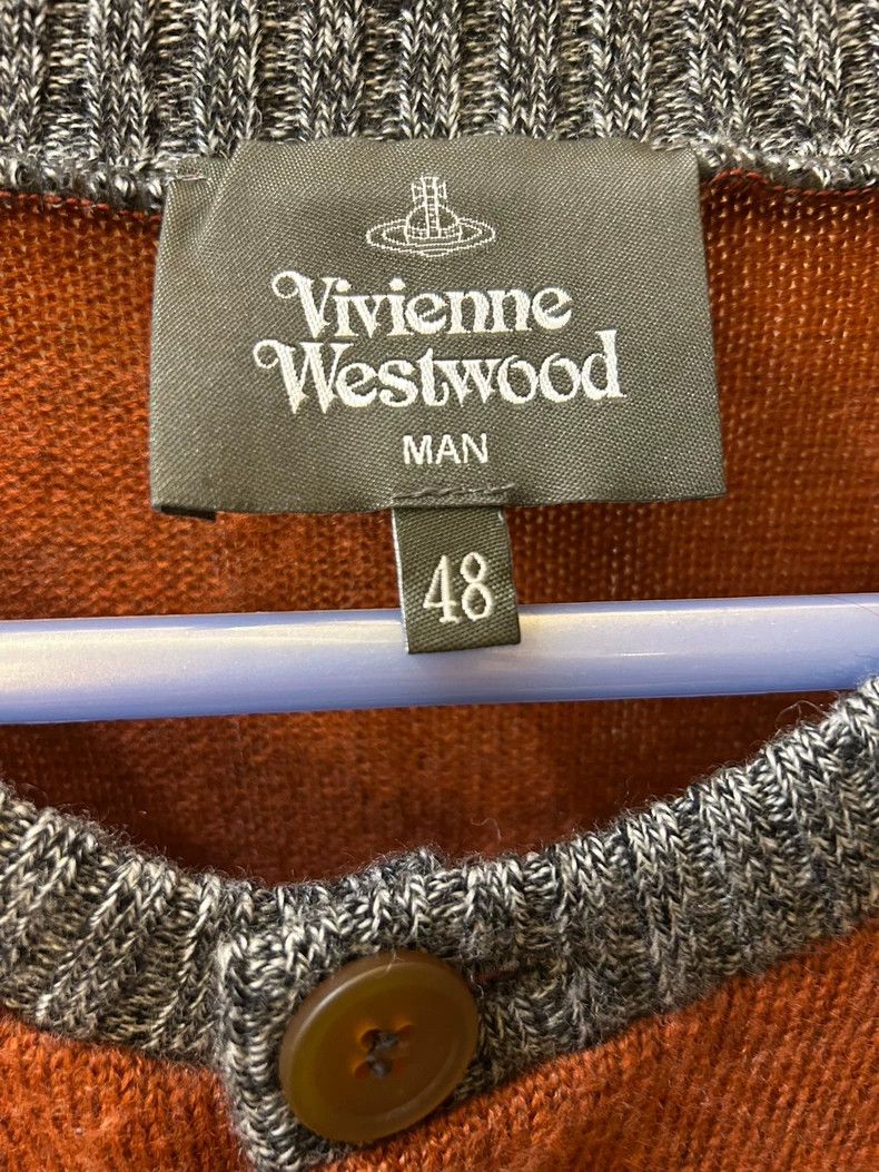Vivienne Westwood Vivienne Westwood Men Colorblock Wool Cardigan - dmc Size US M / EU 48-50 / 2 - 2 Thumbnail