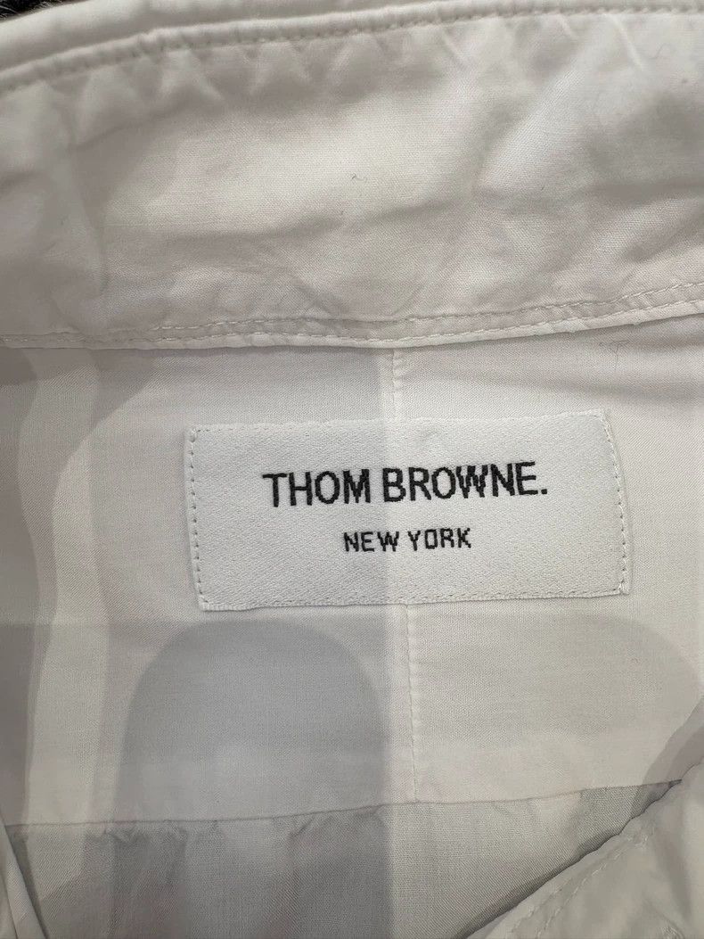 Thom Browne THOM BROWNE Classic Cotton Short Sleeve Shirt - dmc Size US XS / EU 42 / 0 - 6 Thumbnail