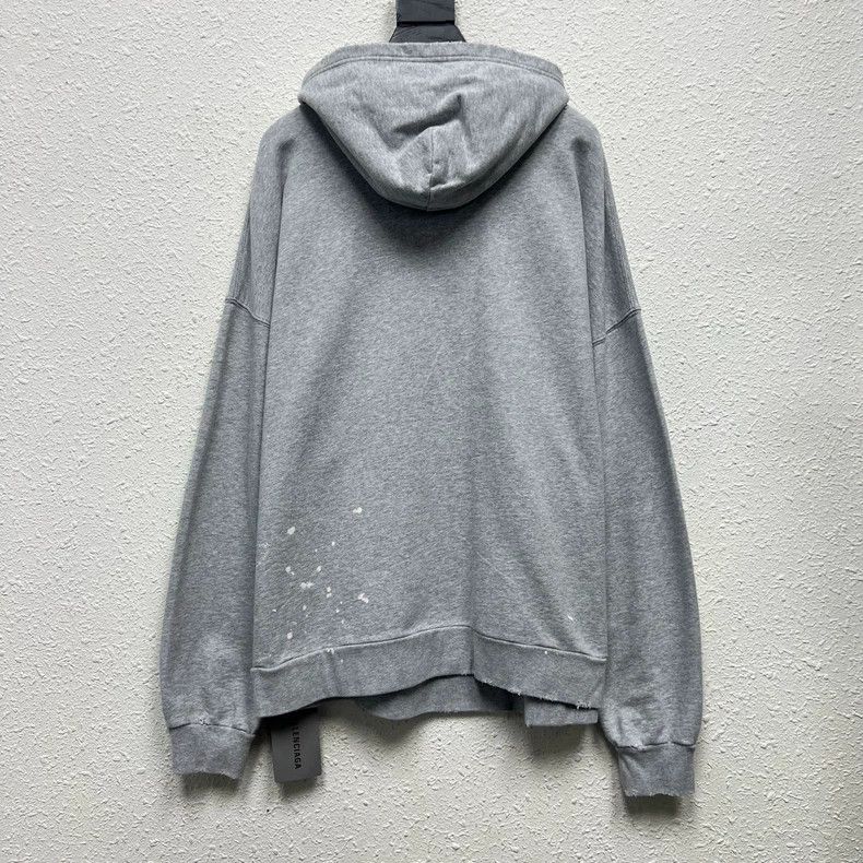 Balenciaga Balenciaga Colorful Logo Distressed Hoodie - dmc Size US L / EU 52-54 / 3 - 2 Thumbnail