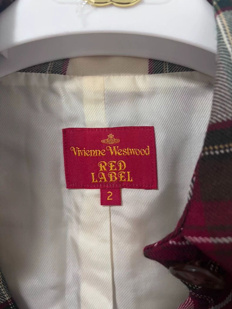 Vivienne Westwood Vivienne Westwood Plaid Deformed Collar Blazer - dmc Size US S / EU 44-46 / 1 - 4 Thumbnail