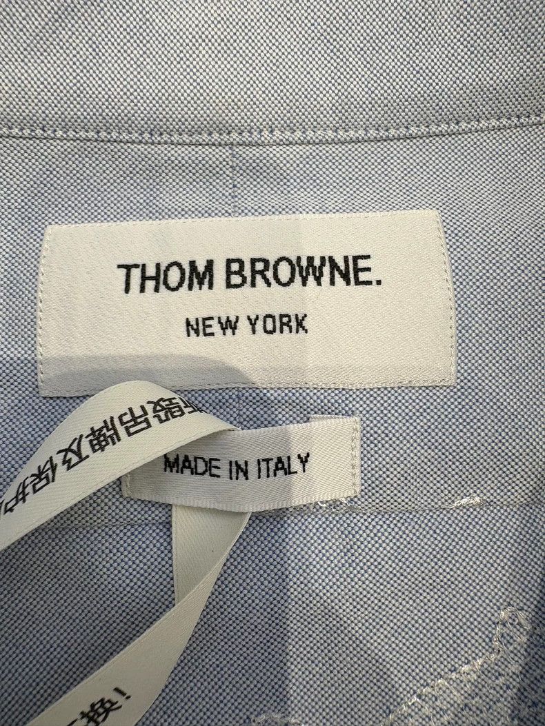 Thom Browne Thom Browne Lobster Embroidered Long Sleeve Shirt - dmc Size US S / EU 44-46 / 1 - 5 Thumbnail