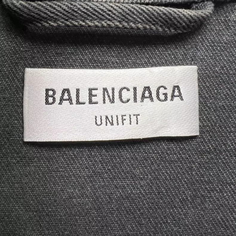 Balenciaga Balenciaga Graffiti Logo Denim Jacket - dmc Size US S / EU 44-46 / 1 - 2 Thumbnail