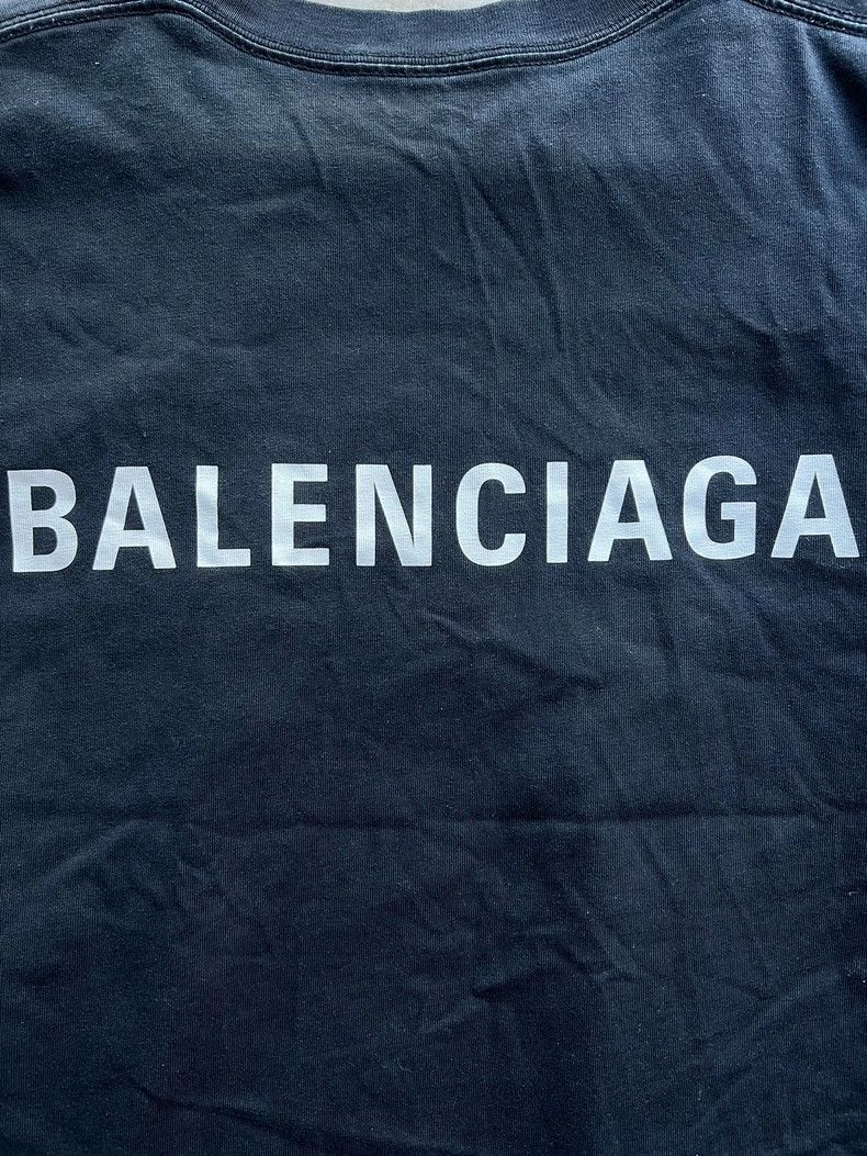 Balenciaga Balenciaga Front Back Logo T-shirt S - dmc Size US S / EU 44-46 / 1 - 6 Thumbnail