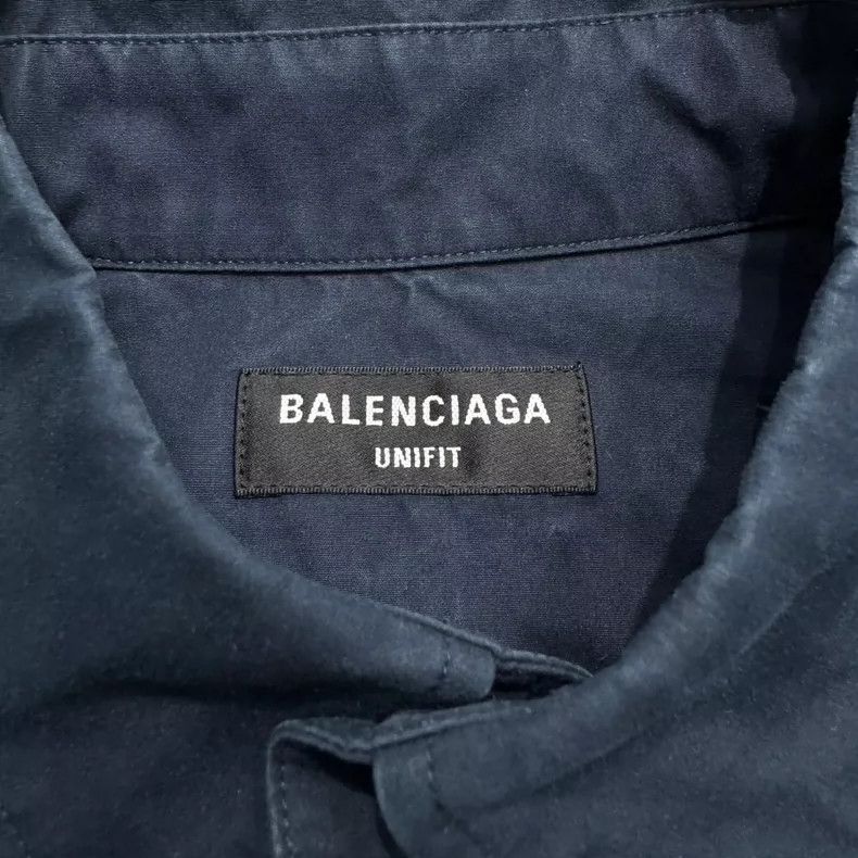 Balenciaga Balenciaga Washed Patchwork Long Sleeve - dmc Size US L / EU 52-54 / 3 - 3 Thumbnail
