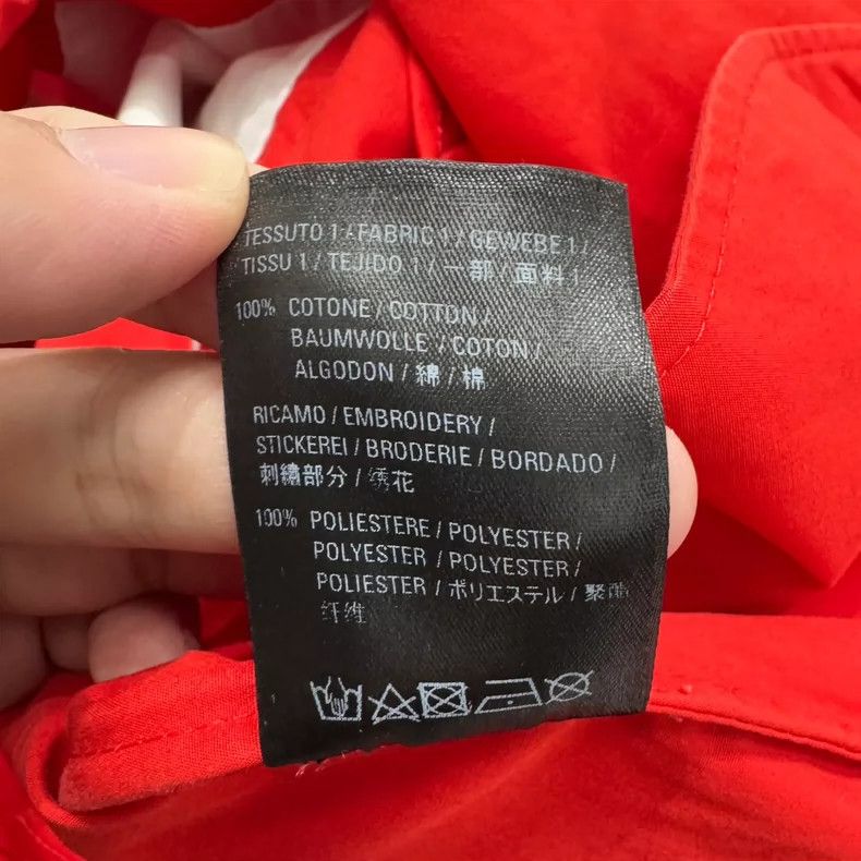 Balenciaga Balenciaga Red White Windbreaker Jacket - dmc Size US L / EU 52-54 / 3 - 4 Thumbnail