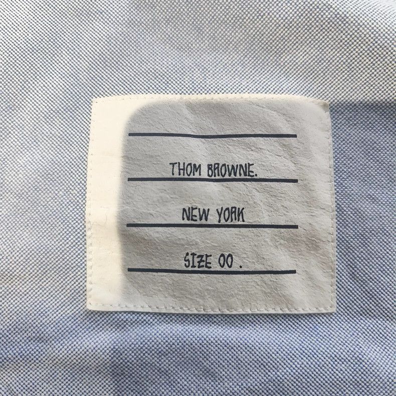 Thom Browne Thom Browne Oxford Blue Armband Shirt - dmc Size US XS / EU 42 / 0 - 3 Thumbnail