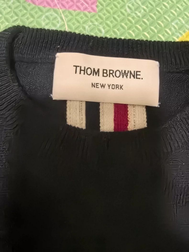 Thom Browne THOM BROWNE Wool Sleeveless Vest - dmc Size US S / EU 44-46 / 1 - 2 Thumbnail