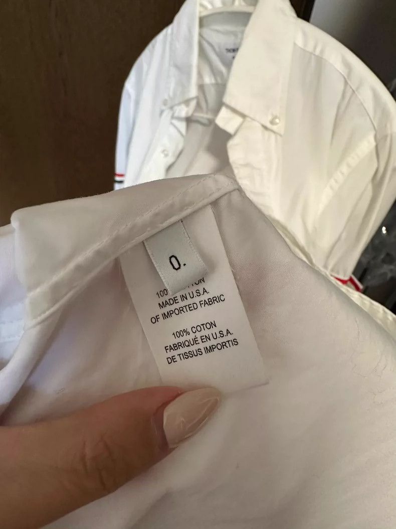 Thom Browne THOM BROWNE Size 0 White Shirt - dmc Size US XS / EU 42 / 0 - 5 Thumbnail