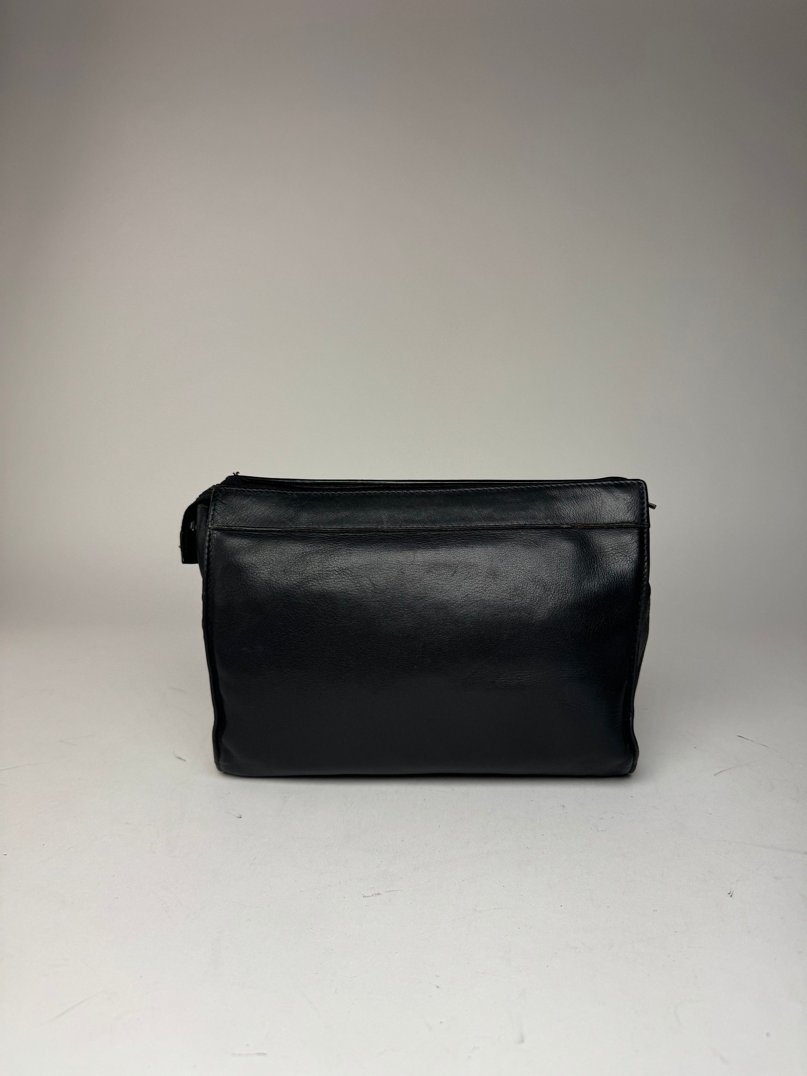 Givenchy Vintage Leather Clutch Black Size ONE SIZE - 15 Thumbnail