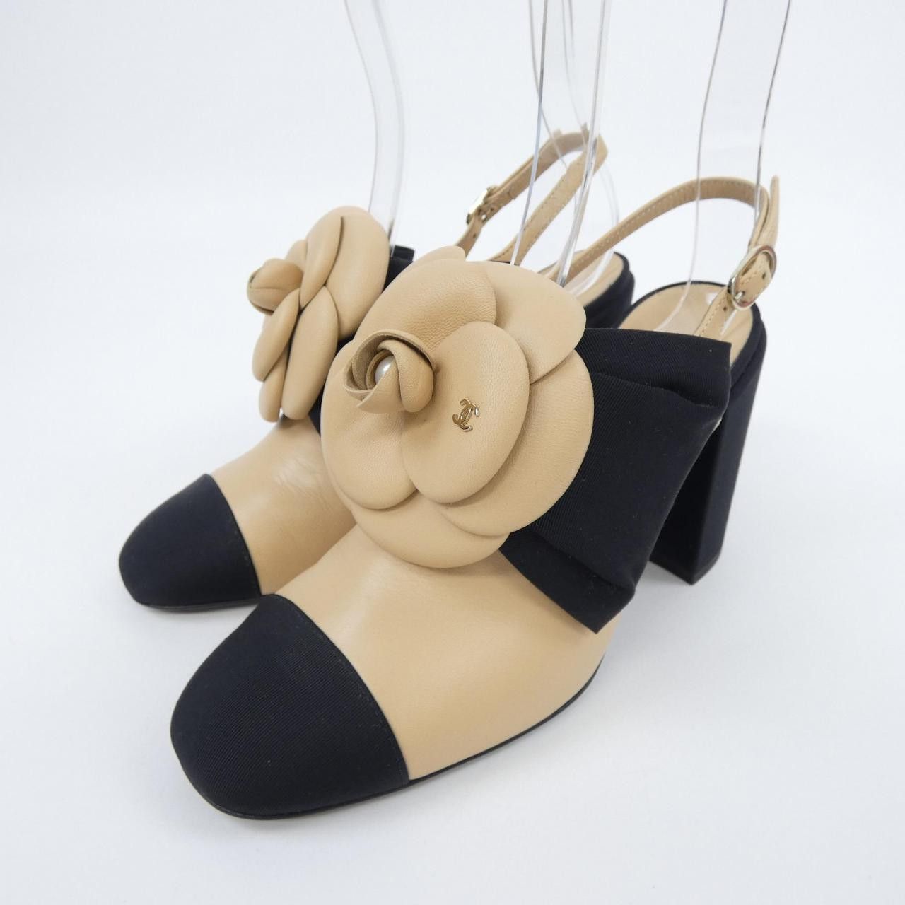 Chanel Chanel Chanel G45306B14599 Lambskin Pumps Leather Shoes G45306B14599 DUTY FREE for USA Size ONE SIZE - 3 Thumbnail