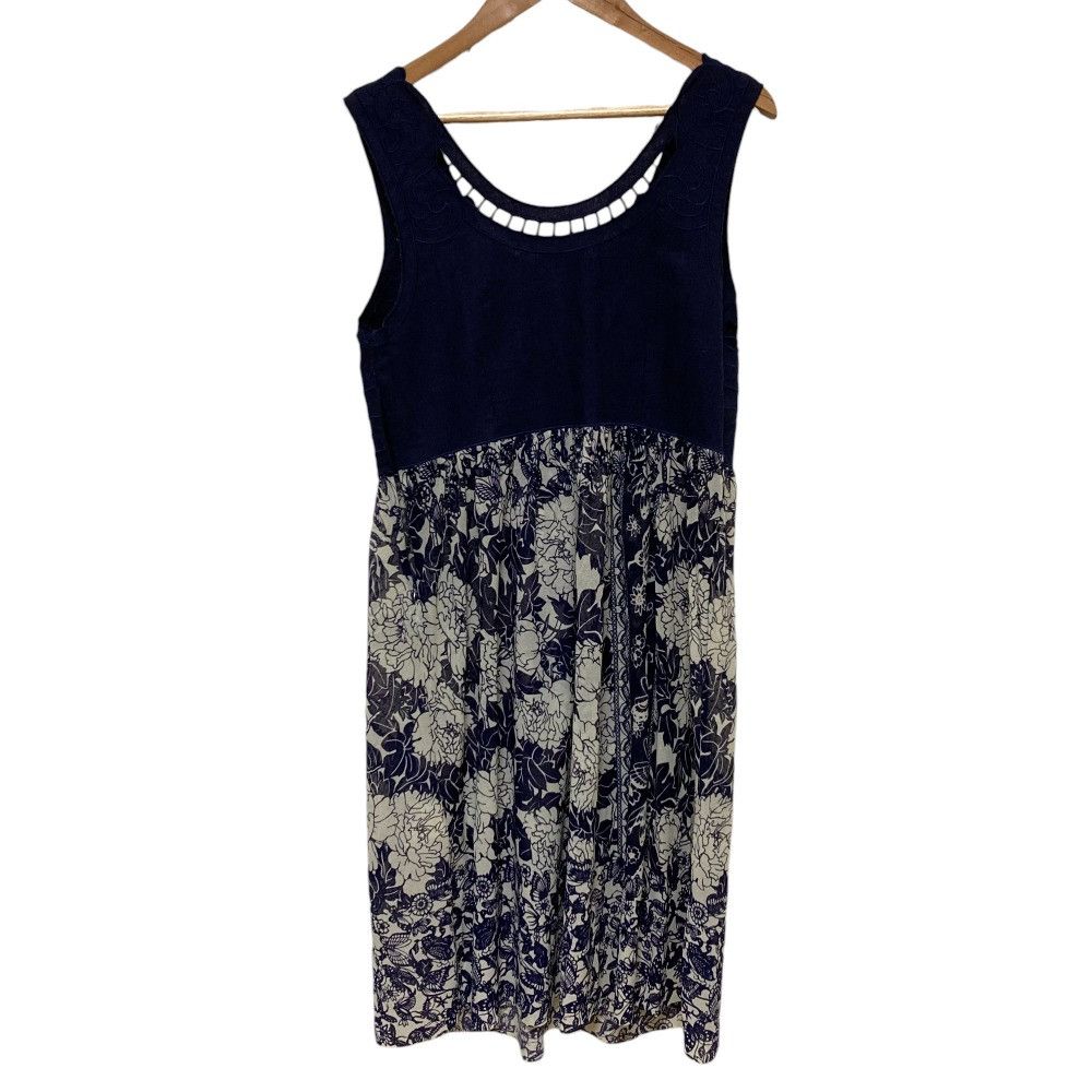 Other Other VIVIENNE TAM Linen Lace Dress Natural Material Dresses DUTY FREE for USA Size ONE SIZE - 3 Thumbnail