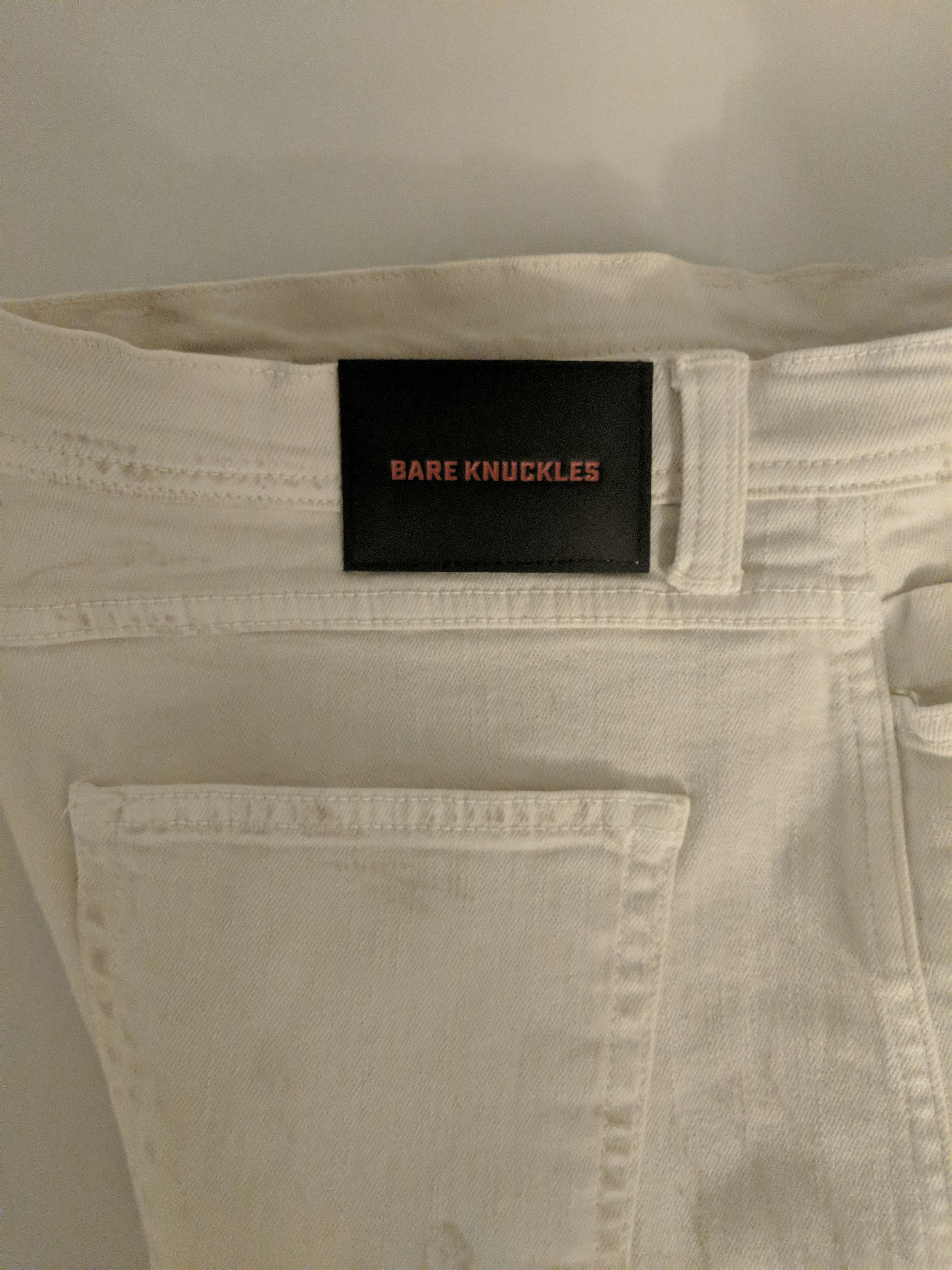 Bare Knuckles Bare Knuckles Clay Wash Skinny Denim - White Size US 32 / EU 48 - 4 Thumbnail