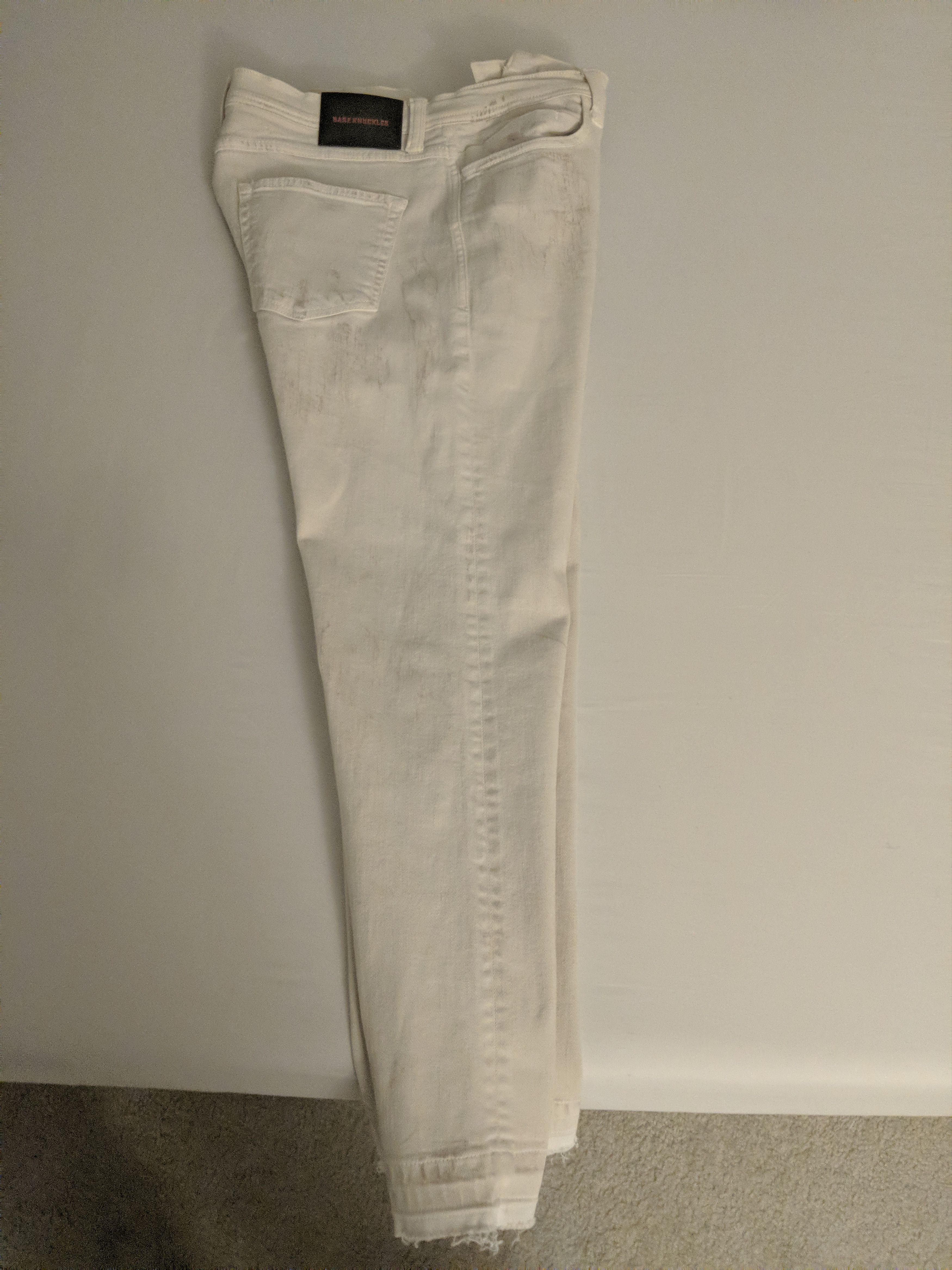 Bare Knuckles Bare Knuckles Clay Wash Skinny Denim - White Size US 32 / EU 48 - 2 Thumbnail