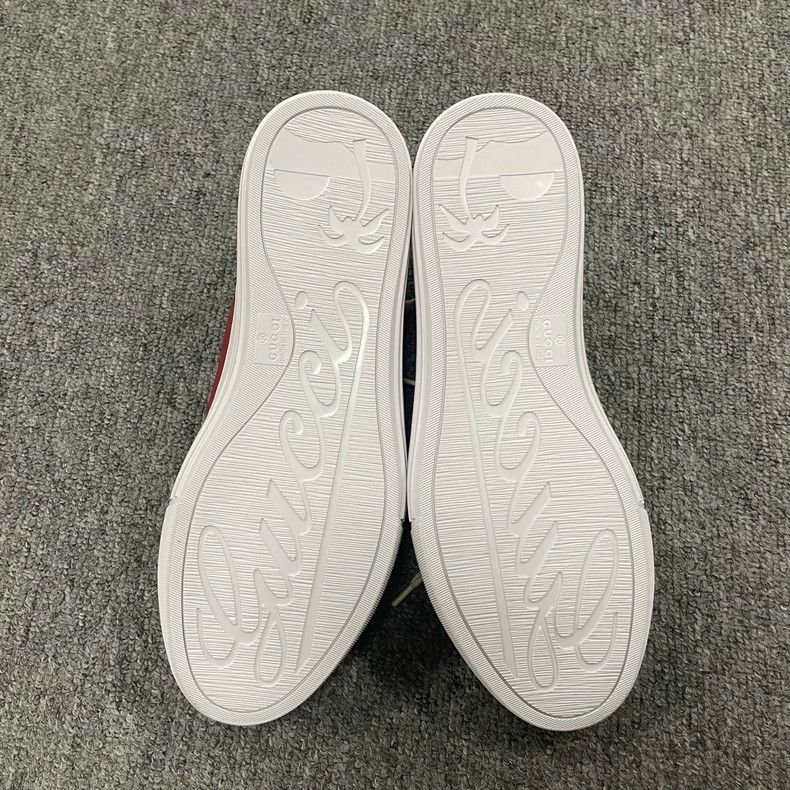 Gucci Gucci Leather Fashion Low-Top Sneakers - dmc Size US 5.5 / EU 38 - 6 Thumbnail