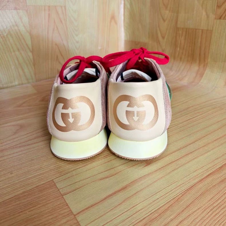 Gucci Gucci Men's Brown Suede Low-Top Sneakers - dmc Size US 7 / EU 40 - 7 Thumbnail