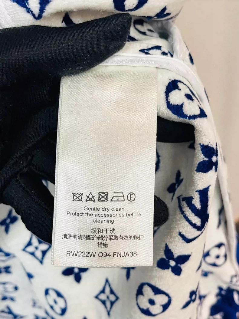 Louis Vuitton LV Blue White Reversible Monogram Jacket - dmc Size US XS / EU 42 / 0 - 5 Thumbnail