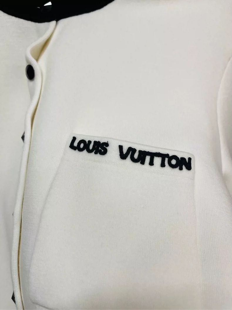 Louis Vuitton LV 24 Black White Knit Jacket - dmc Size US S / EU 44-46 / 1 - 3 Thumbnail