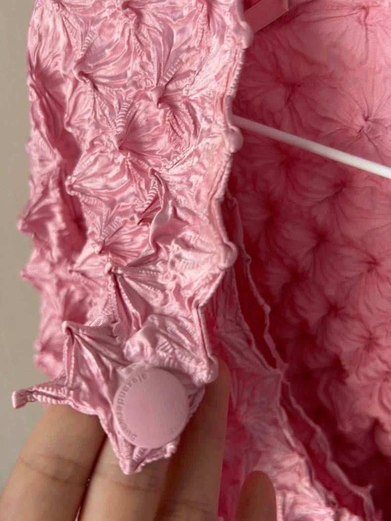 Alexander Wang Alexander Wang Pink Ruffled Crop Top - dmc Size US XS / EU 42 / 0 - 7 Thumbnail