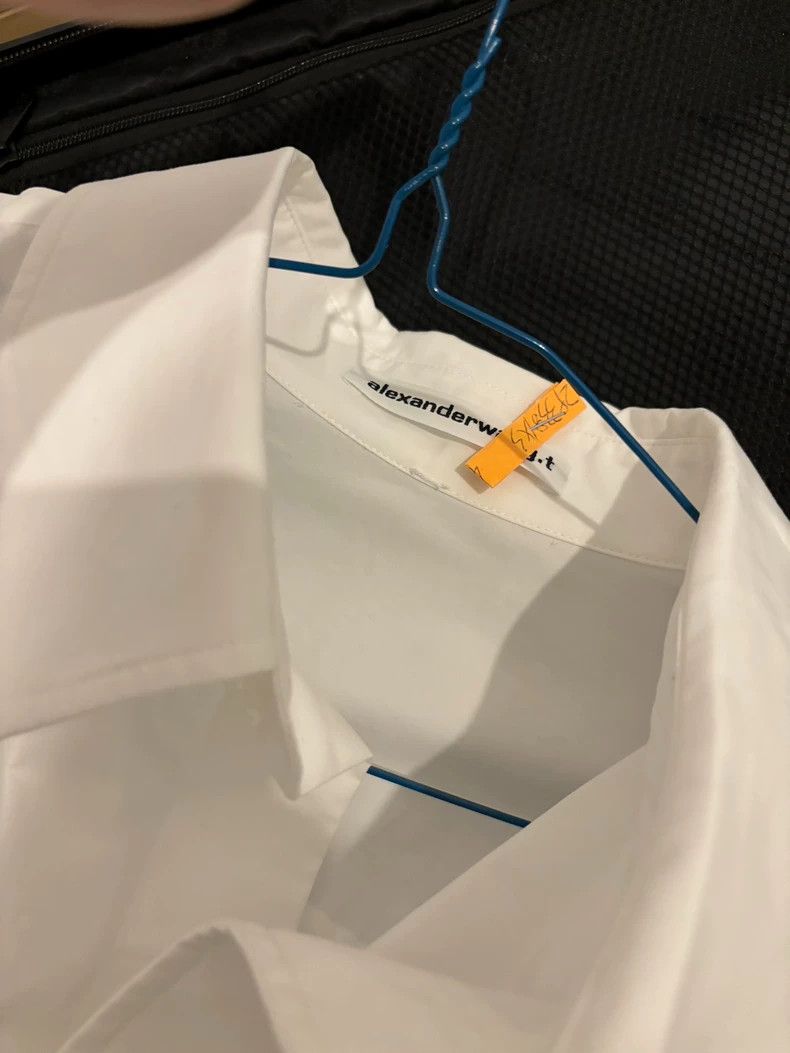 Alexander Wang Alexander Wang Cropped Wrap Blouse White - dmc Size US XS / EU 42 / 0 - 6 Thumbnail