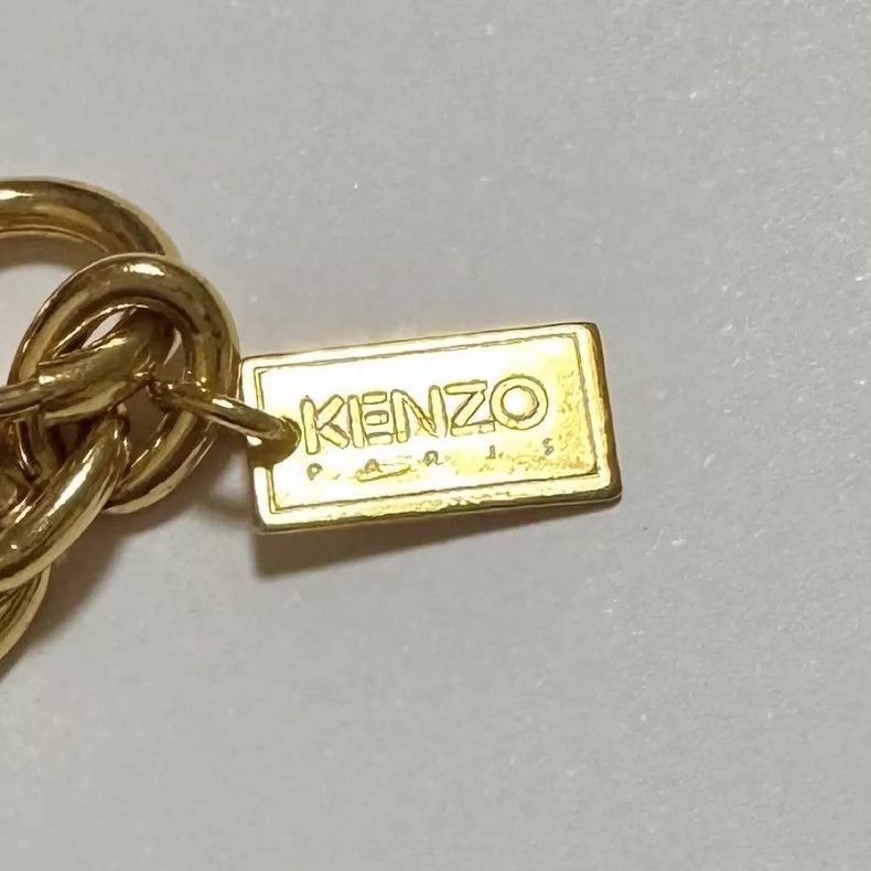 Kenzo KENZO Gold Flower Necklace - dmc Size ONE SIZE - 4 Thumbnail