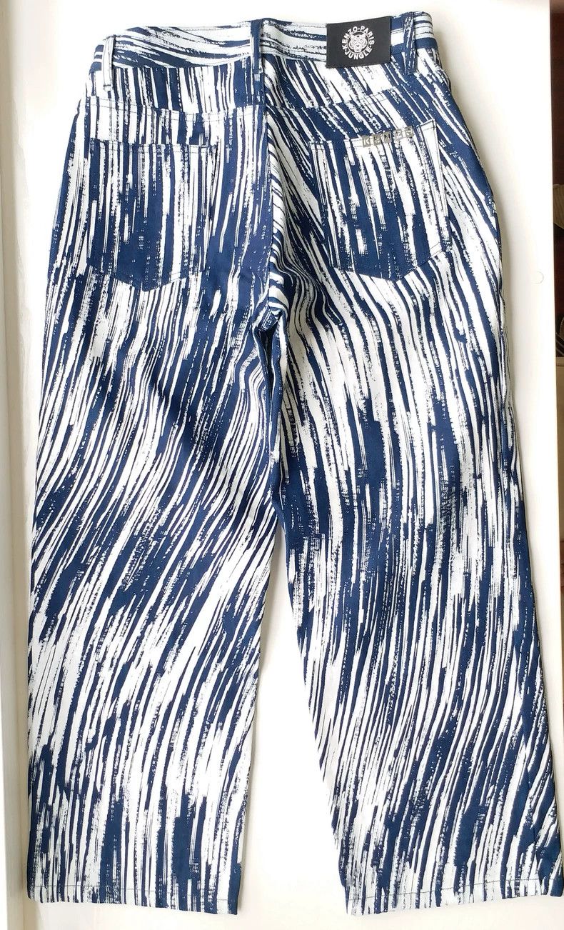Kenzo KENZO Men's Wide-Leg Cropped Jeans - dmc Size US 28 / EU 44 - 2 Thumbnail