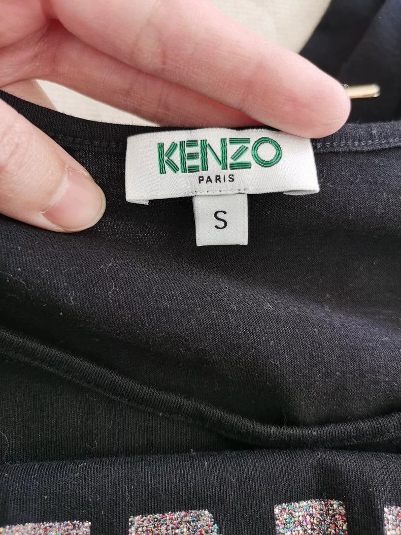 Kenzo KENZO Black Corset Dress with Logo - dmc Size US 36 / EU 52 - 3 Thumbnail