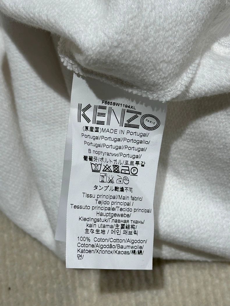 Kenzo KENZO Embroidered White Sweatshirt - dmc Size US M / EU 48-50 / 2 - 7 Thumbnail