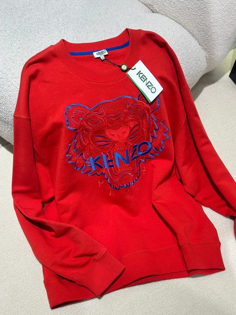 Kenzo Kenzo Red Crewneck Sweatshirt - dmc Size US M / EU 48-50 / 2 - 5 Thumbnail