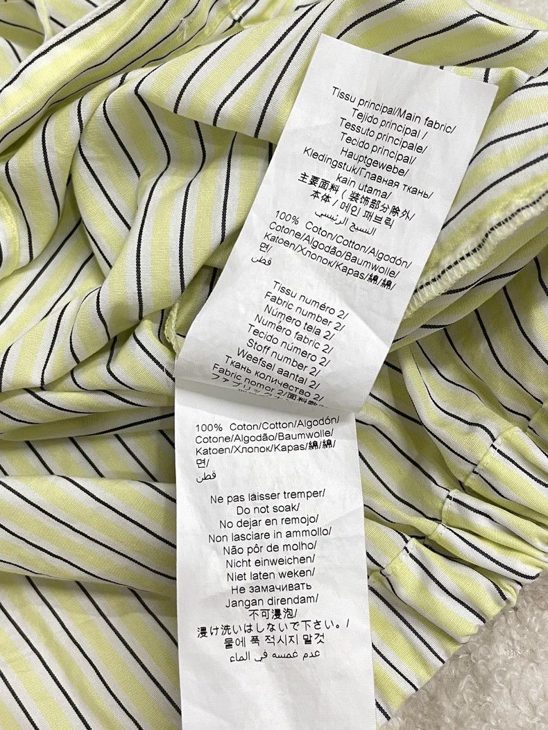Kenzo KENZO Fluorescent Green Striped Shirt - dmc Size US M / EU 48-50 / 2 - 9 Thumbnail