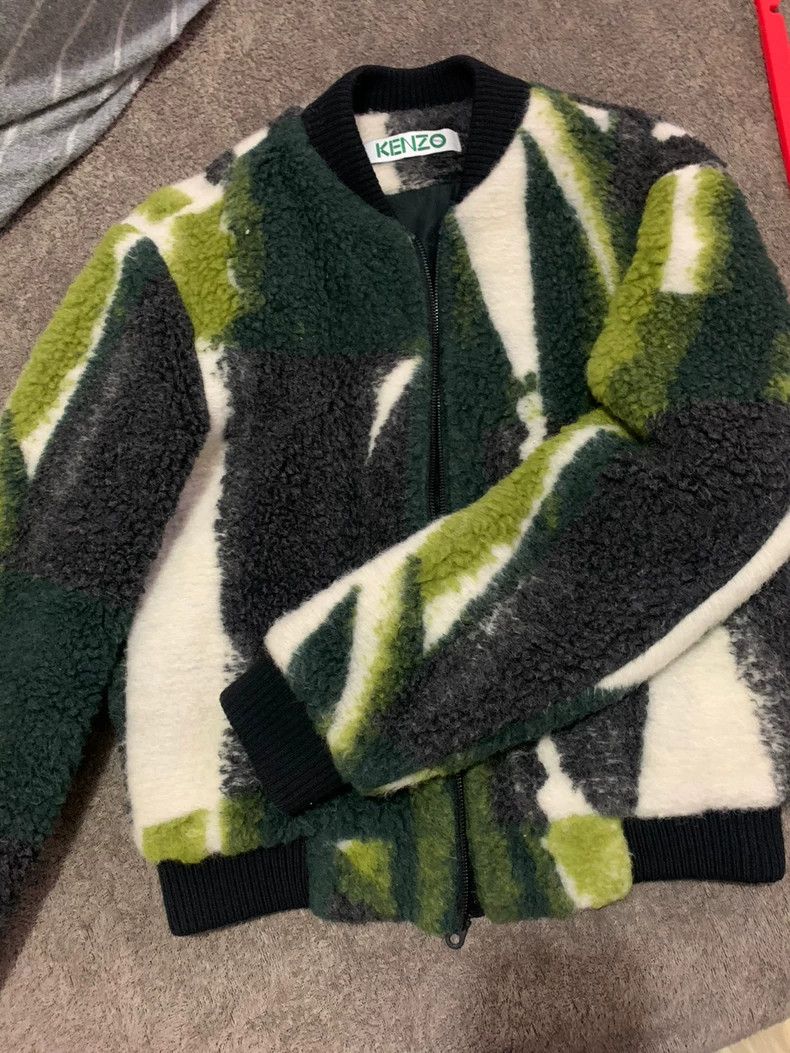 Kenzo KENZO Shearling Bomber Jacket S - dmc Size US S / EU 44-46 / 1 - 2 Thumbnail