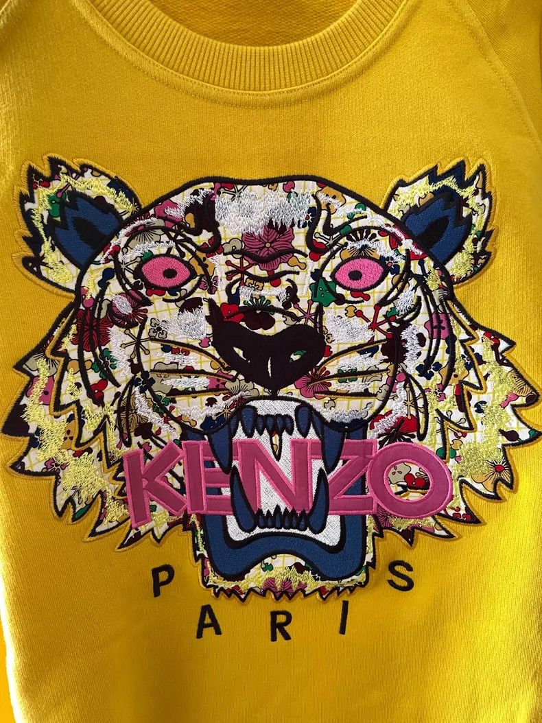 Kenzo KENZO Tiger Embroidery Sweatshirt - dmc Size US S / EU 44-46 / 1 - 2 Thumbnail