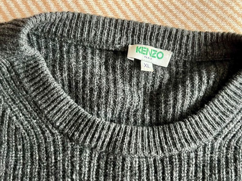 Kenzo KENZO 100% Wool Sweatshirt XL - dmc Size US XL / EU 56 / 4 - 3 Thumbnail