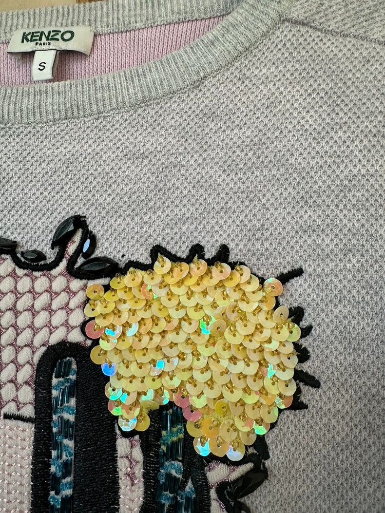 Kenzo KENZO Embroidered Cactus Sweater - dmc Size US S / EU 44-46 / 1 - 5 Thumbnail