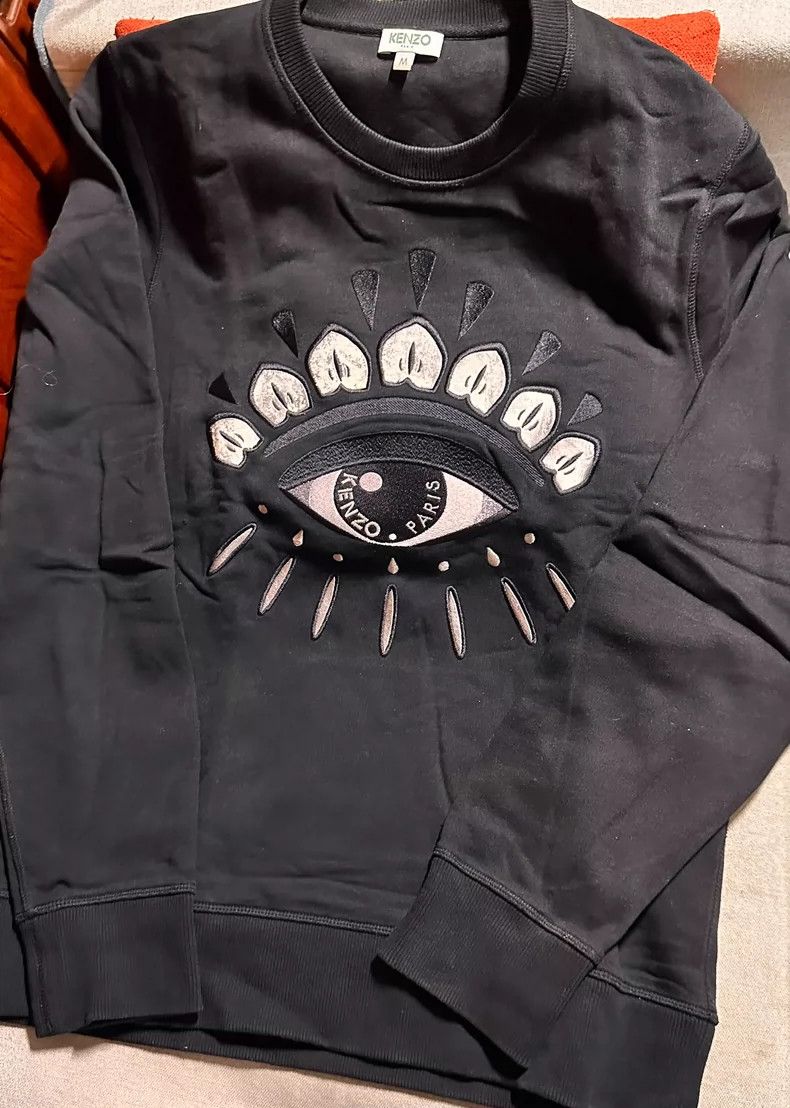 Kenzo Kenzo Embroidered Eye Sweatshirt - dmc Size US L / EU 52-54 / 3 - 2 Thumbnail