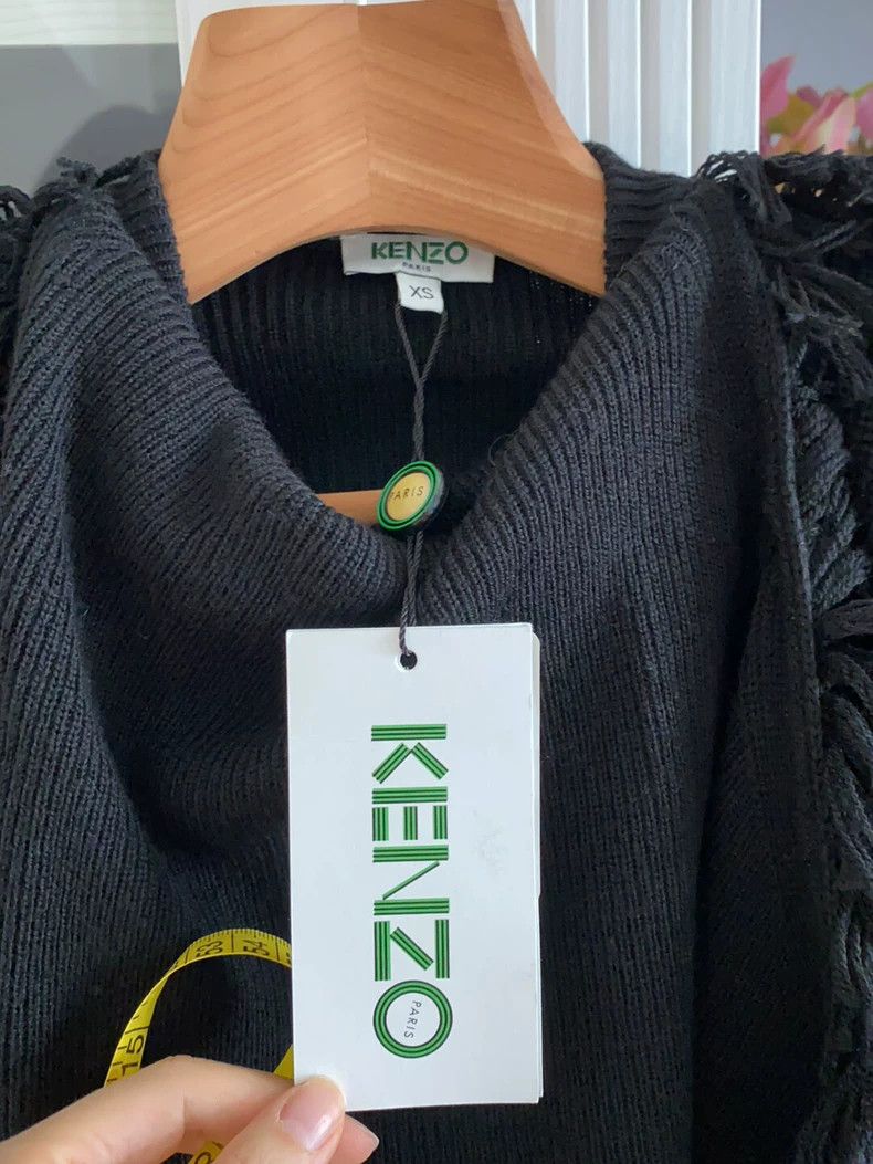 Kenzo Kenzo Runway Scarf Style Wool Sweater - dmc Size US L / EU 52-54 / 3 - 6 Thumbnail