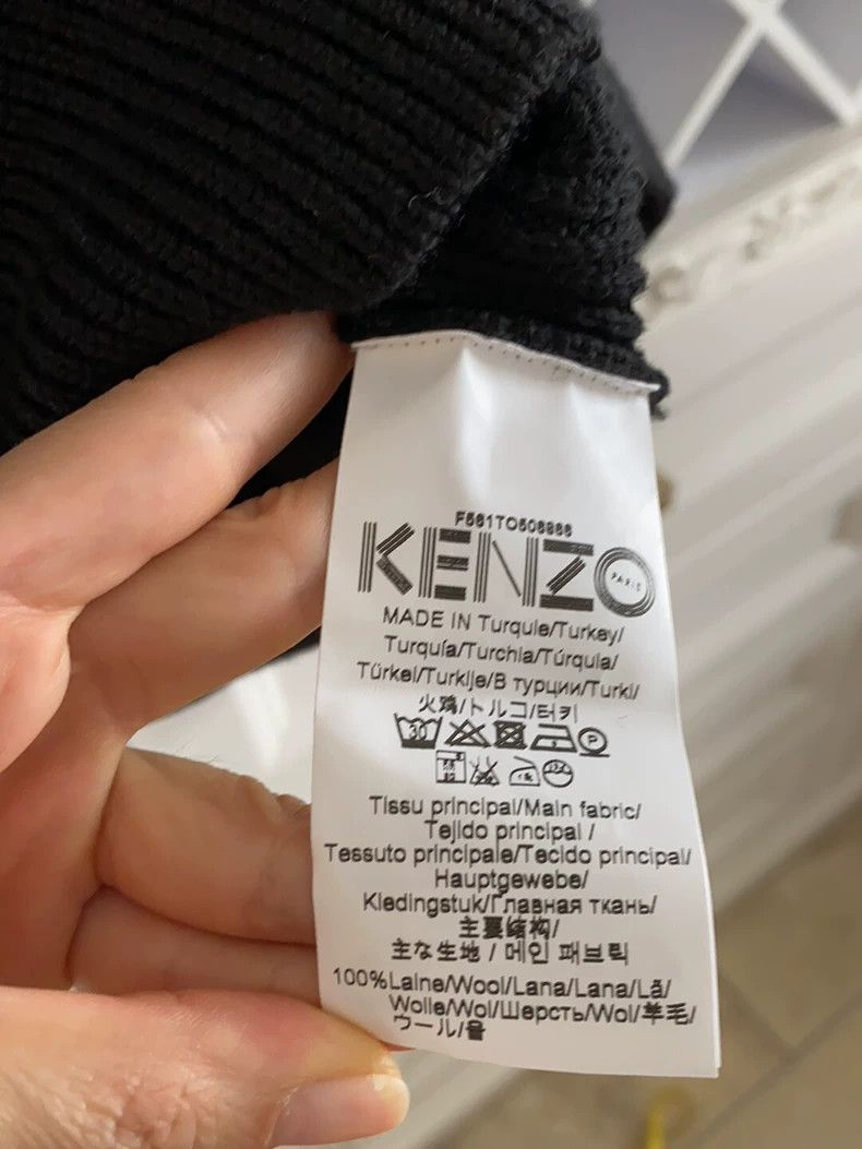 Kenzo Kenzo Runway Scarf Style Wool Sweater - dmc Size US L / EU 52-54 / 3 - 7 Thumbnail