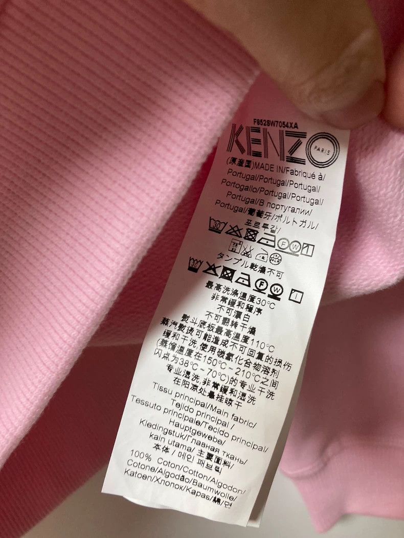 Kenzo KENZO Pink Tiger Embroidery Sweatshirt - dmc Size US XS / EU 42 / 0 - 4 Thumbnail