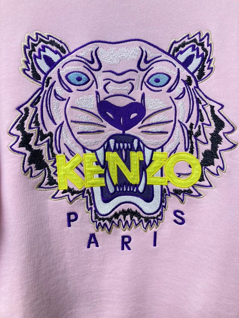 Kenzo KENZO Pink Tiger Embroidery Sweatshirt - dmc Size US XS / EU 42 / 0 - 2 Thumbnail