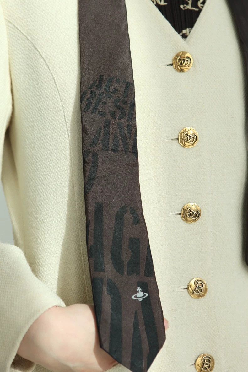 Vivienne Westwood Vivienne Westwood Jacquard Silk Tie - dmc Size ONE SIZE - 4 Thumbnail