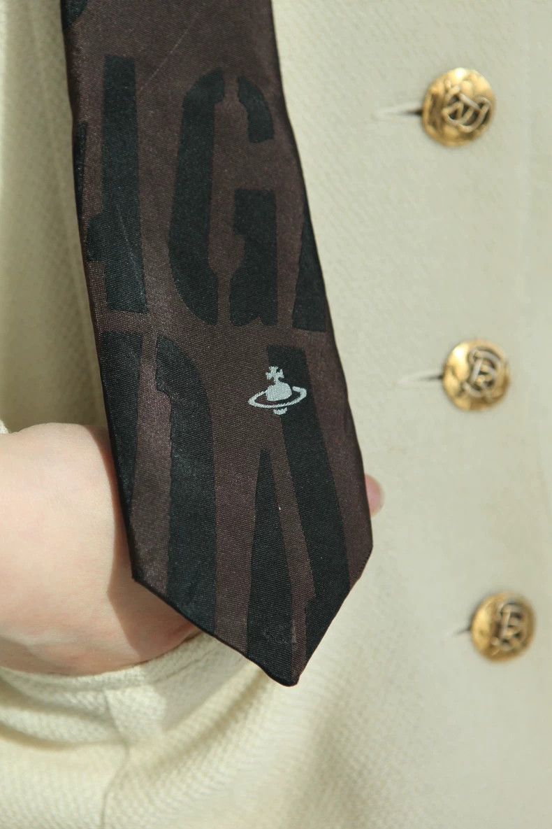 Vivienne Westwood Vivienne Westwood Jacquard Silk Tie - dmc Size ONE SIZE - 5 Thumbnail