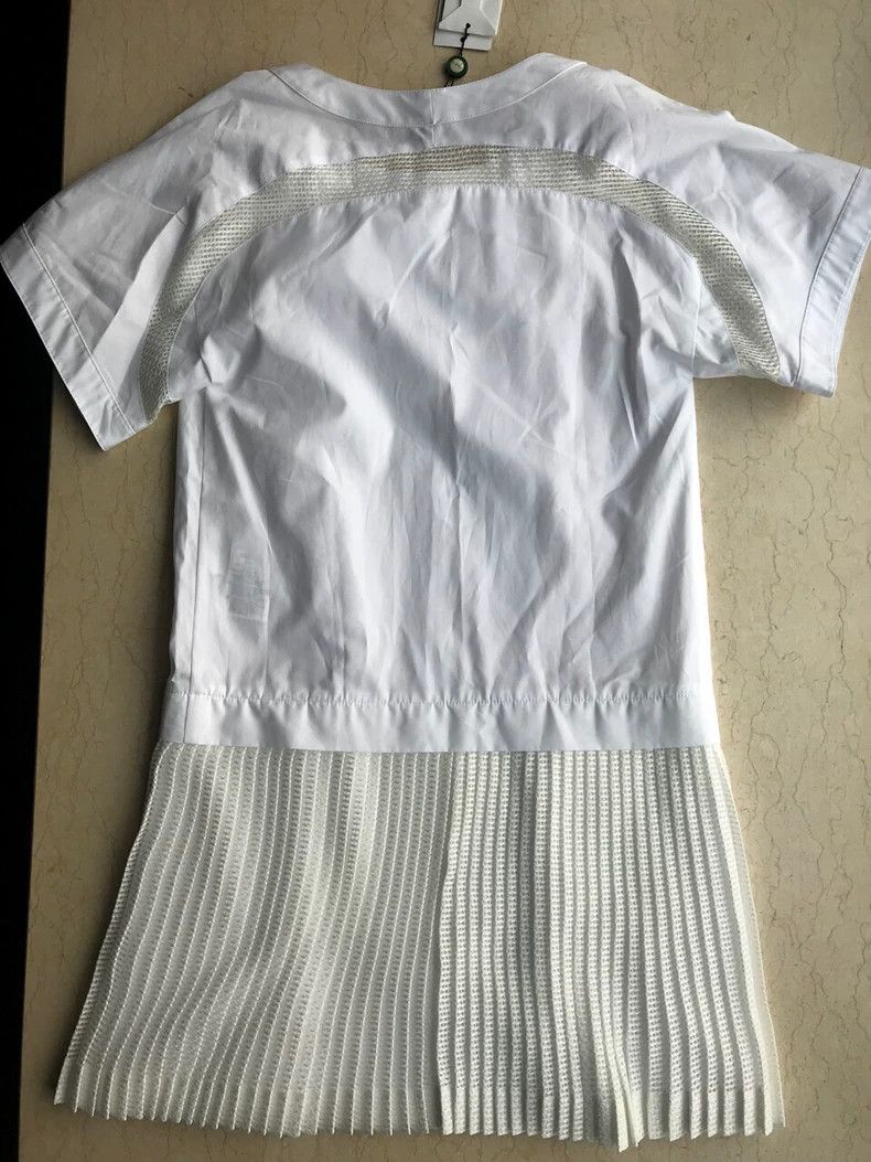 Kenzo Kenzo White Short-Sleeve Dress - dmc Size US M / EU 48-50 / 2 - 3 Thumbnail
