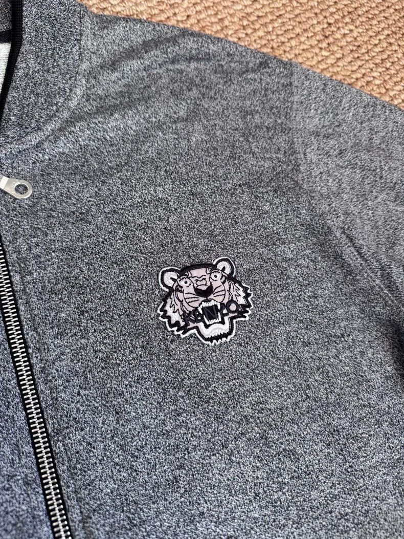 Kenzo KENZO Tiger Classic Gray Cardigan Jacket - dmc Size US M / EU 48-50 / 2 - 2 Thumbnail