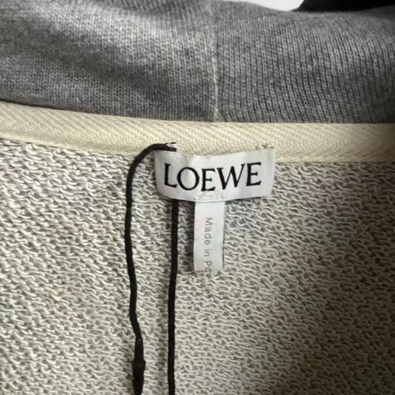 Loewe Loewe Gray Long-Sleeve Hoodie - dmc Size US XL / EU 56 / 4 - 3 Thumbnail