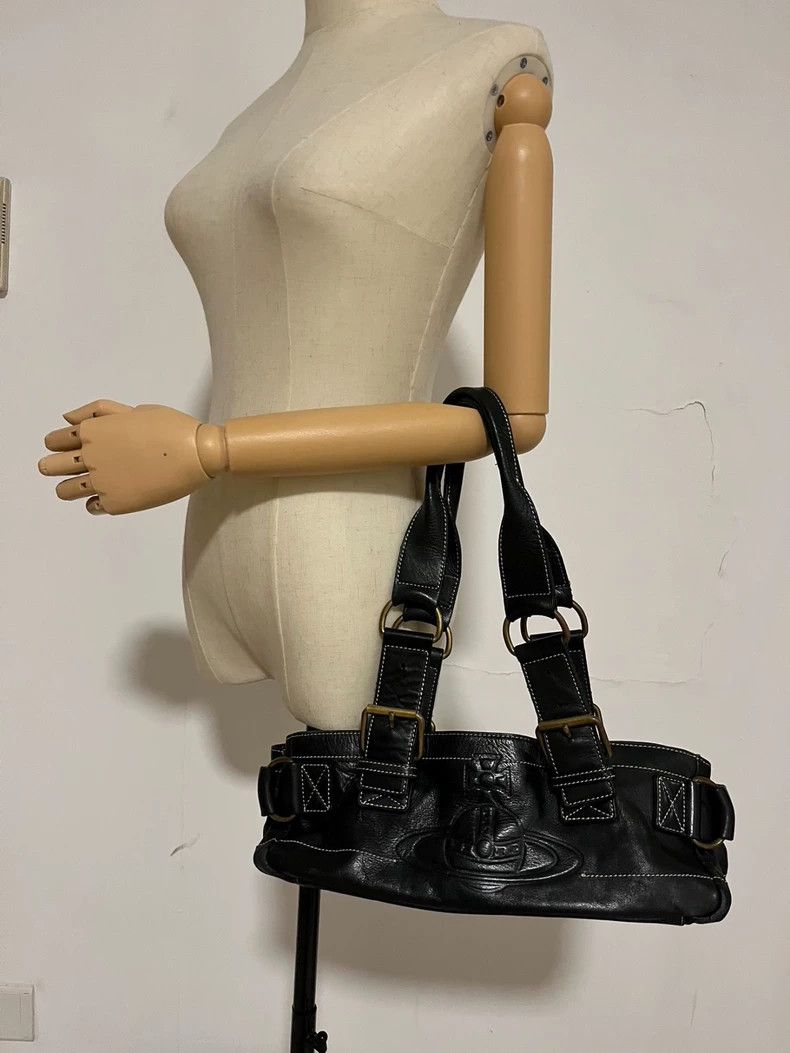 Vivienne Westwood Vivienne Westwood Baguette Motorcycle Tote Bag - dmc Size ONE SIZE - 9 Thumbnail