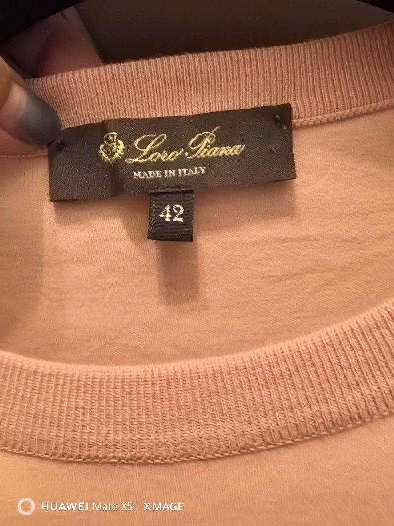 Loro Piana Loro Piana Pink Cotton Short-Sleeve T-shirt - dmc Size US M / EU 48-50 / 2 - 2 Thumbnail